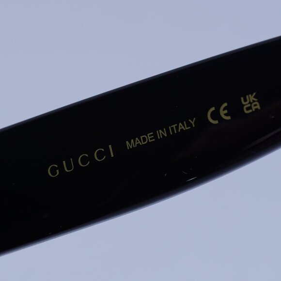 Gucci GG1789S 001 Sunglasses Black Square Frame, Grey Lenses